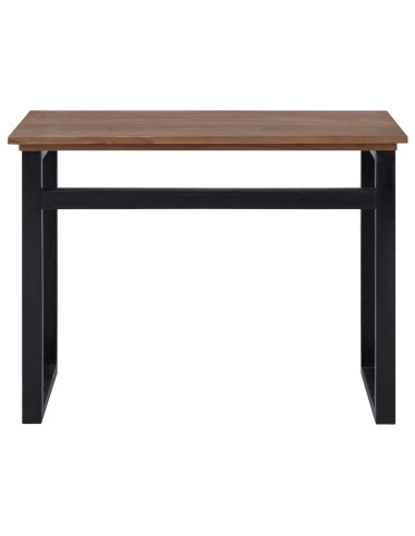 Scrivania Naturale Legno di teak solido 100 x 45 x 75cm