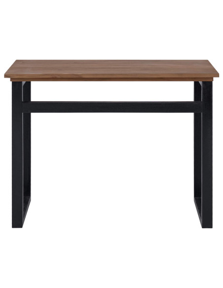 Scrivania Naturale Legno di teak solido 100 x 45 x 75cm
