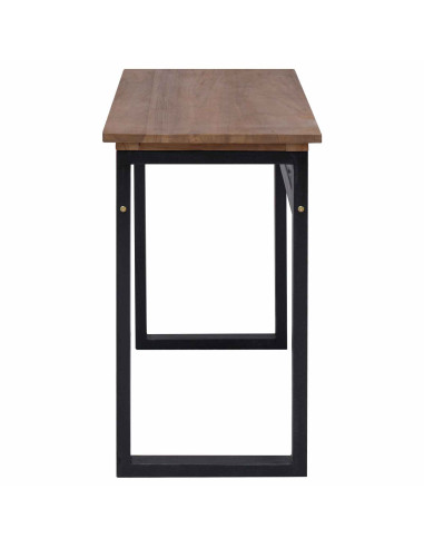 Scrivania Naturale Legno di teak solido 100 x 45 x 75cm