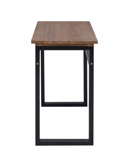 Scrivania Naturale Legno di teak solido 100 x 45 x 75cm