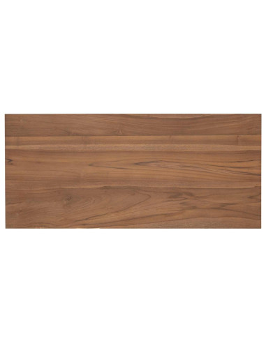 Scrivania Naturale Legno di teak solido 100 x 45 x 75cm