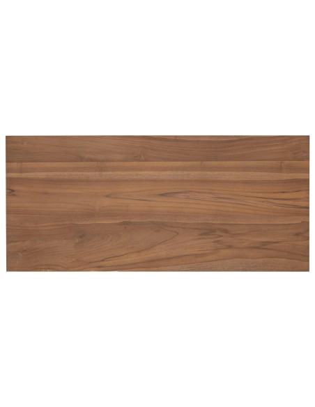 Scrivania Naturale Legno di teak solido 100 x 45 x 75cm
