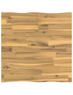 Piano del Tavolo Rettangolare 40 x 40 x 3,5 cm Quadrato Bianco 2