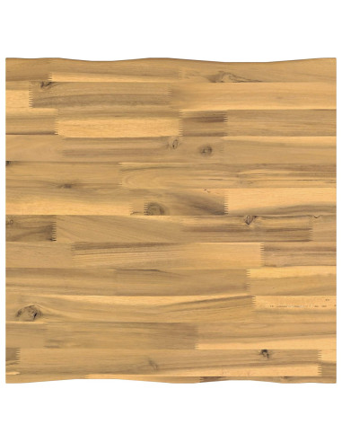 Piano del Tavolo Rettangolare 40 x 40 x 3,5 cm Quadrato Bianco