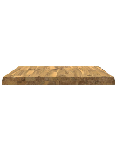 Piano del Tavolo Rettangolare 40 x 40 x 3,5 cm Quadrato Bianco