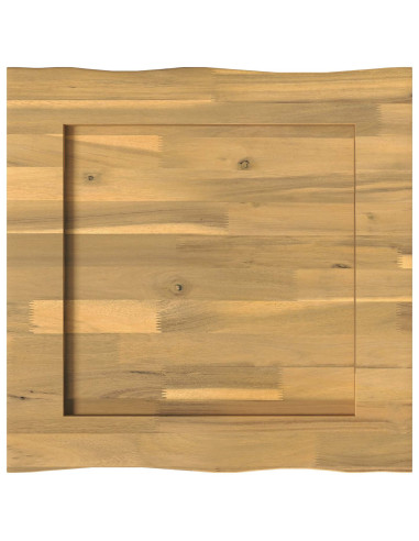 Piano del Tavolo Rettangolare 40 x 40 x 3,5 cm Quadrato Bianco