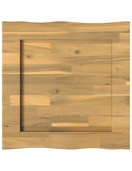 Piano del Tavolo Rettangolare 40 x 40 x 3,5 cm Quadrato Bianco