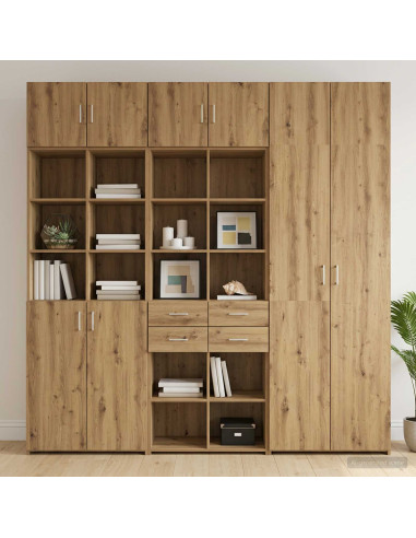 Armadio per la conservazione con ripiani Rovere Artigianale