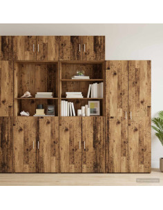 Armadio per la conservazione con ripiani Legno antico