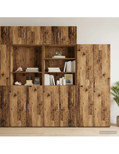 Armadio per la conservazione con ripiani Legno antico