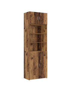 Armadio per la conservazione con ripiani Legno antico 2