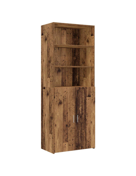Armadio per la conservazione con ripiani Legno antico