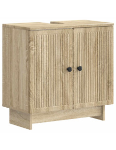 Set di armadietti da bagno in 3 pezzi EDE Rovere Sonoma