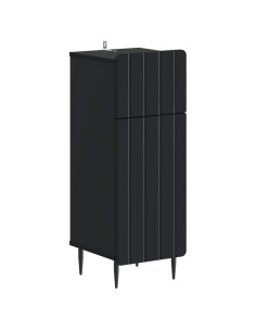 Set di Armadi da Bagno da 2 Pezzi ZWOLLE Nero 2