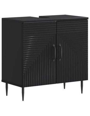 Set di Armadi da Bagno da 2 Pezzi HAARLEM Nero