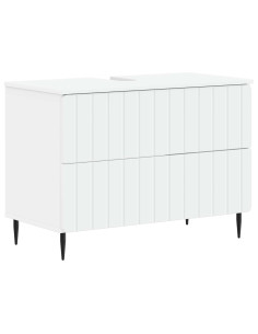 Armadio per Lavabo da Bagno ZWOLLE Bianco 82 x 41 x 58,5 cm