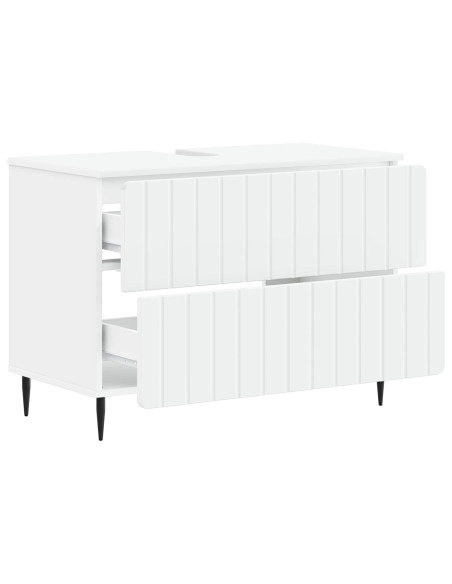 Armadio per Lavabo da Bagno ZWOLLE Bianco 82 x 41 x 58,5 cm