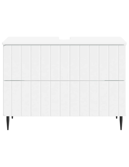 Armadio per Lavabo da Bagno ZWOLLE Bianco 82 x 41 x 58,5 cm