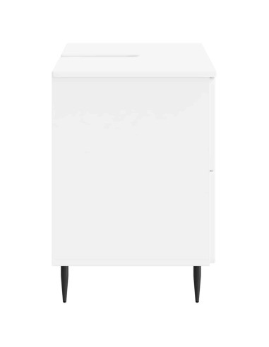 Armadio per Lavabo da Bagno ZWOLLE Bianco 82 x 41 x 58,5 cm