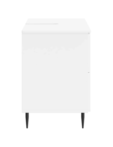Armadio per Lavabo da Bagno ZWOLLE Bianco 82 x 41 x 58,5 cm