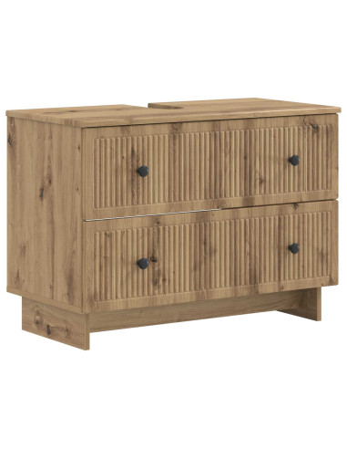 Set di armadietti da bagno in 3 pezzi EDE Rovere Artigianale