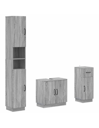 Set di armadietti da bagno in 3 pezzi HOORN