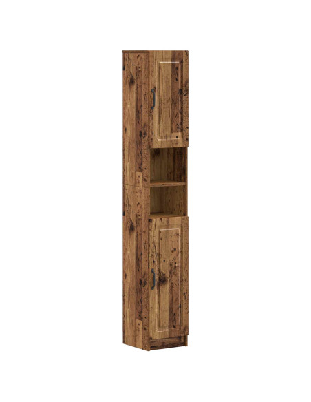 Set di Mobili da Bagno da 4 Pezzi UTRECHT Legno antico