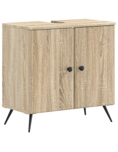 Set di Armadi da Bagno da 2 Pezzi BREDA Rovere Sonoma 2