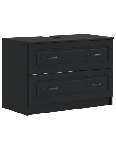 Set di Mobili da Bagno da 4 Pezzi UTRECHT Nero