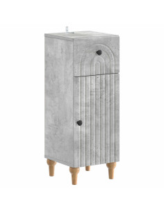 Set di armadietti da bagno in 3 pezzi ALKMAAR Grigio Cemento 2