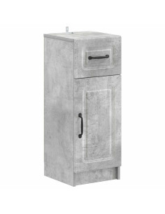 Set di Armadi da Bagno da 2 Pezzi UTRECHT Grigio Cemento 2