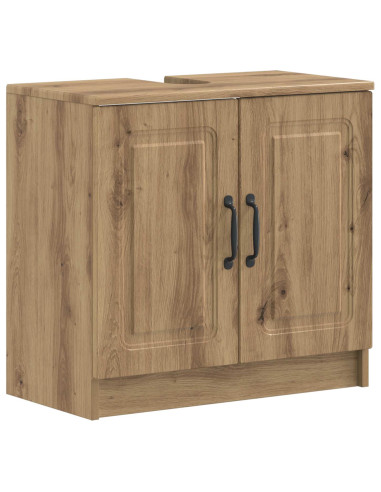 Set di Armadi da Bagno da 2 Pezzi UTRECHT Rovere Artigianale