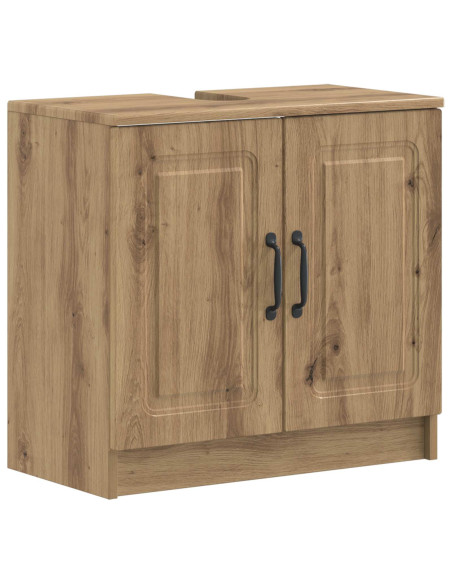 Set di Armadi da Bagno da 2 Pezzi UTRECHT Rovere Artigianale