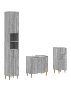 Set di armadietti da bagno in 3 pezzi DELFT