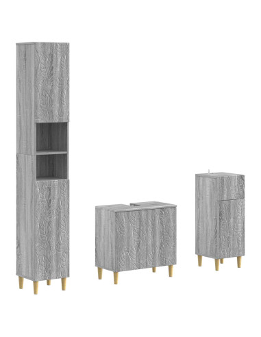 Set di armadietti da bagno in 3 pezzi DELFT