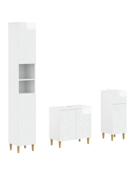 Set di armadietti da bagno in 3 pezzi DELFT