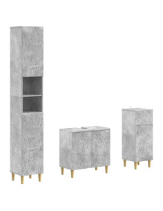 Set di armadietti da bagno in 3 pezzi DELFT