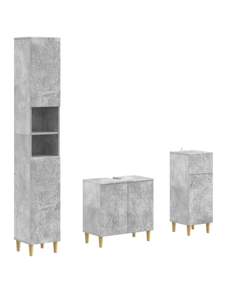 Set di armadietti da bagno in 3 pezzi DELFT