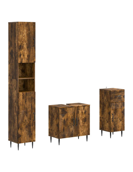 Set di armadietti da bagno in 3 pezzi HAARLEM