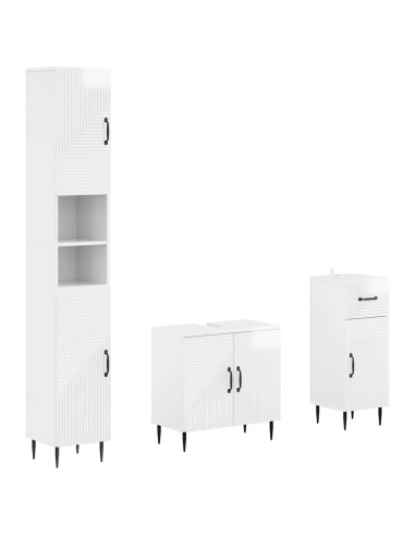 Set di armadietti da bagno in 3 pezzi HAARLEM