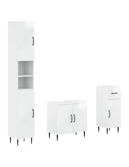 Set di armadietti da bagno in 3 pezzi HAARLEM
