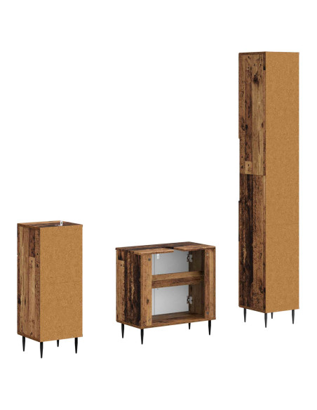 Set di armadietti da bagno in 3 pezzi HAARLEM