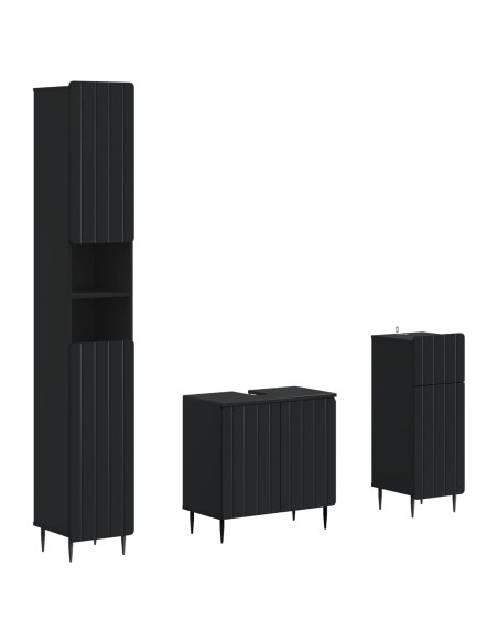 Set di armadietti da bagno in 3 pezzi ZWOLLE
