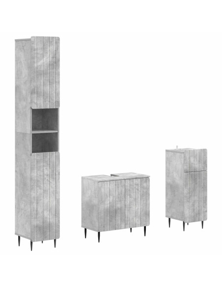 Set di armadietti da bagno in 3 pezzi ZWOLLE