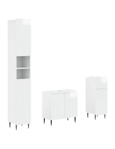 Set di armadietti da bagno in 3 pezzi ZWOLLE