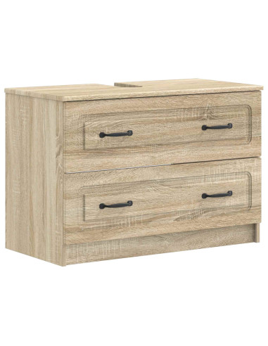 Set di armadietti da bagno in 3 pezzi UTRECHT Rovere Sonoma