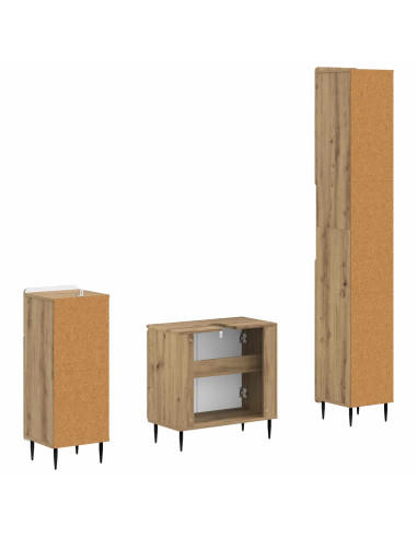 Set di armadietti da bagno in 3 pezzi ZWOLLE