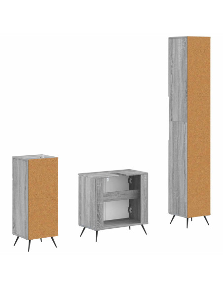 Set di armadietti da bagno in 3 pezzi BREDA