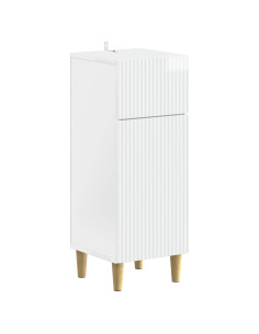 Set di armadietti da bagno in 3 pezzi ARNHEM Bianco Lucido 2