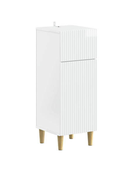 Set di armadietti da bagno in 3 pezzi ARNHEM Bianco Lucido